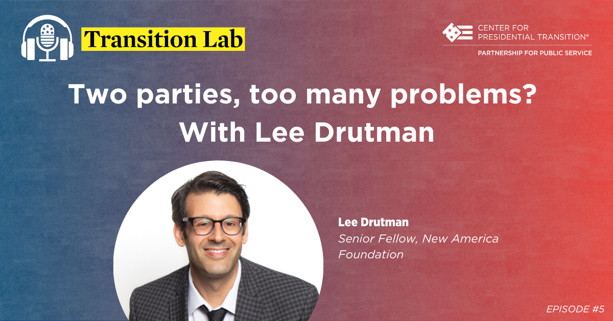Two parties, too many problems? With Lee Drutman • Center for ...